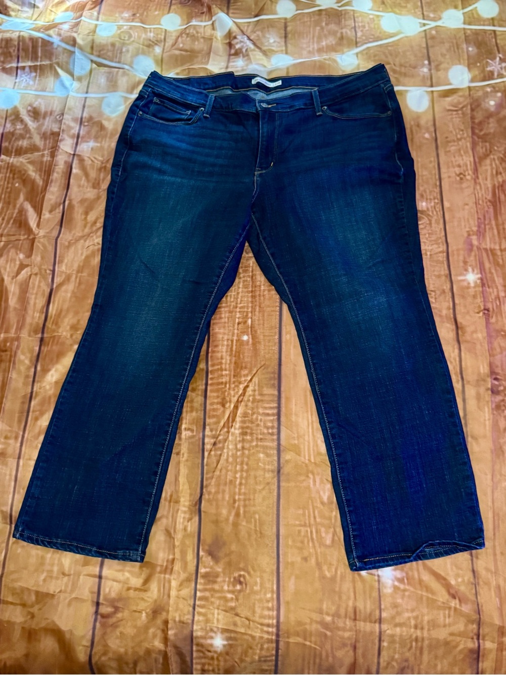 Levi's Dark Blue Classic Straight Leg Women's Jeans